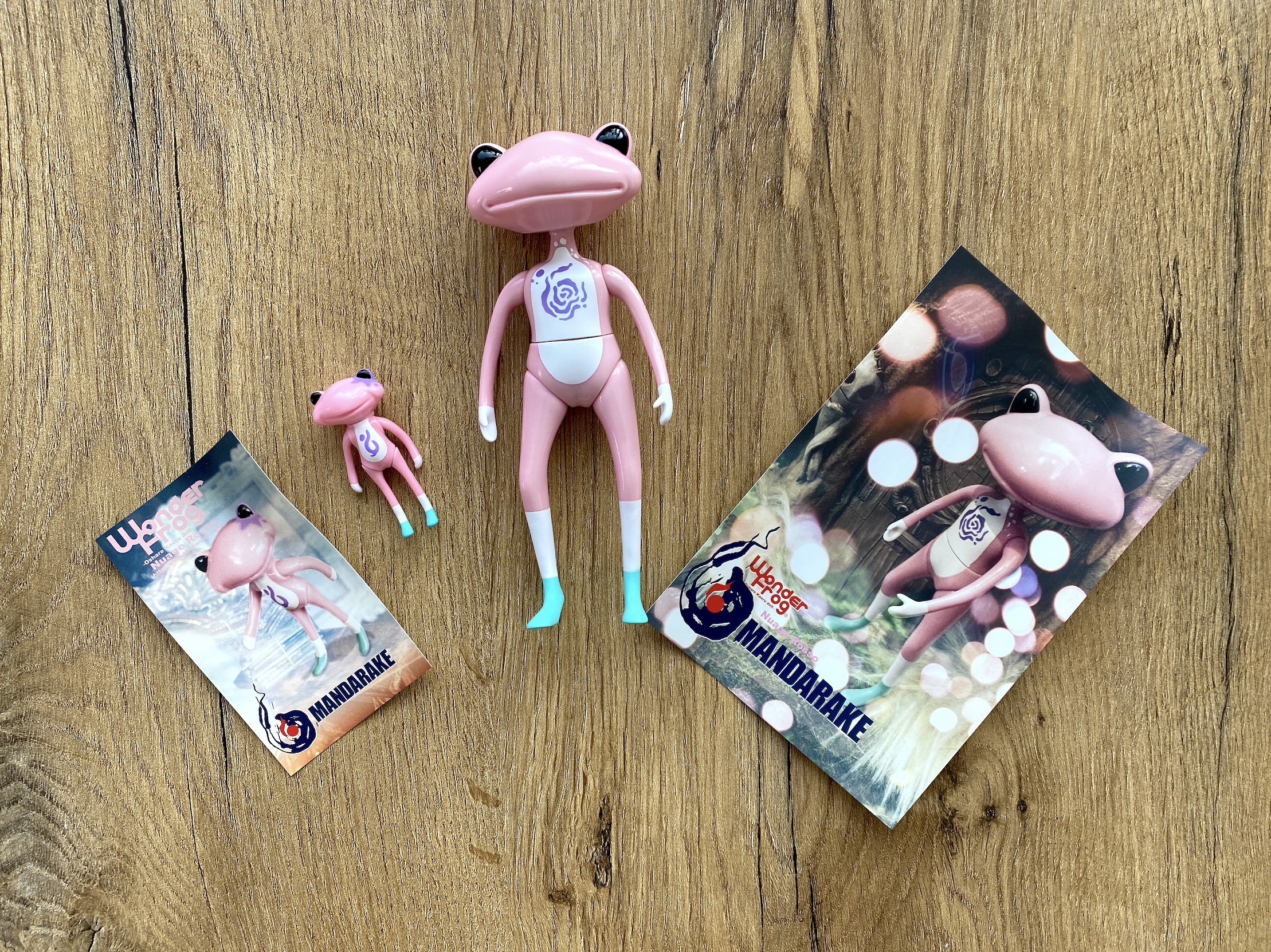 Lalki / figurki Wonder Frog i Wonder Friend od Studio-Uoo!